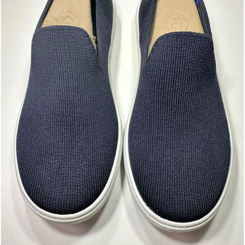 Rothy's The Original Slip‎ On Navy Blue KIDS Size 3 US Flats Sneaker